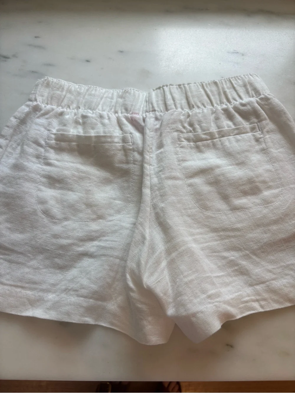 Lilly Pulitzer White Lilo Linen Shorts XS